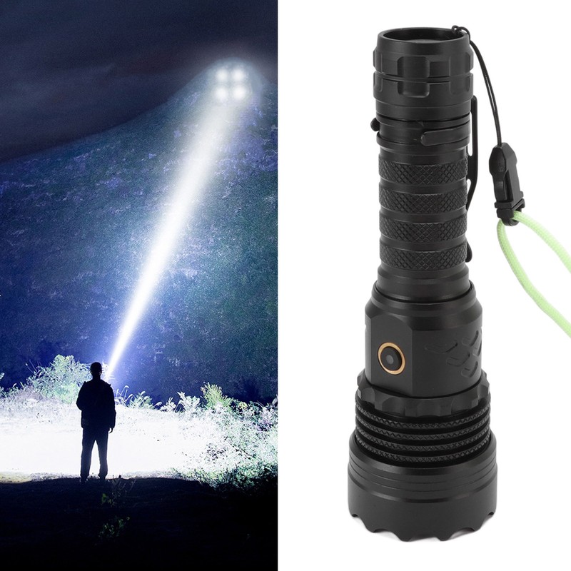 5800LM LED Waterproof Flashlight USB Rechargeable Outdoor Emergency Flashlight 5