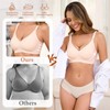 Oleda Nursing Bra for Breastfeeding Wireless Seamless Pregnancy Maternity Bra