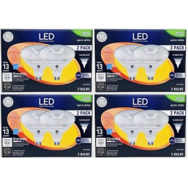 GE (8 bulbs) GE Lighting LED PAR38 Indoor/Outdoor FloodLight, 7 watt, 500 lumens,