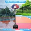 Best Choice Products Kids Height-Adjustable Basketball Hoop, Portable Backboard Set