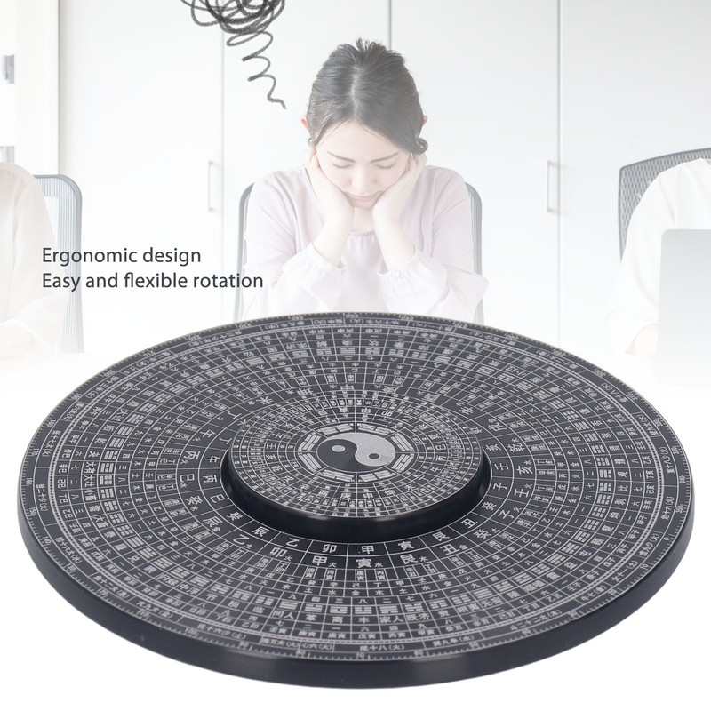 Metal Fingertip Rotation Toy Tai Ji Eight Trigram Compass Design