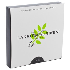 Ramlösa Lakritsfabriken Liquorice from Sweden, Salty (Gift Pack 150g)