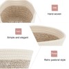 Closet Storage Bins Imitation Rattan Basket Cotton Rope Storage Plant