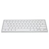 Wireless Keyboard English Thai Bilingual Portable Stylish Ultra Thin Silver