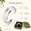 Pulseras de Acero Inoxidable para Mujer con Joyero