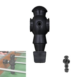 zalati Foosball Man 5/8 inch Universal Rods Table Soccer Football Player for Replacement Exchange Part - Black