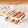 Egg Holder for Fridge Thickened - Auto Rolling Fridge Egg