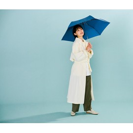 Waterfront U355-0906DN1-BI CiRiC Series Folding Umbrella, Pocket Flat 2.0 Fold, Dark Navy, 21.7 inches (55 cm), Original Fabric with Sustainable Materials, Lightweight, Approx. 5.1 oz (145 g), Super