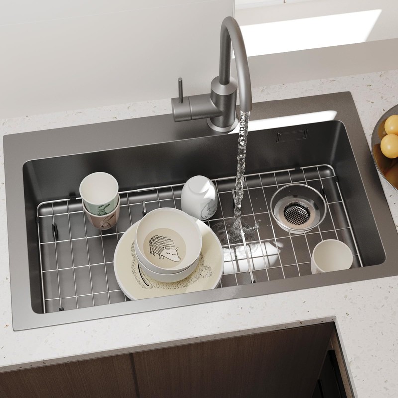 DPZM 28-1/4" x 14-1/4" x 1-1/4" Stainless Steel Sink Rack