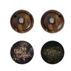 DeroTeno Salt/Pepper Mills - Set of 2 Wooden Spice Mills