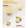 MVPACKEEY 10Pcs Round Cabinet Knobs Drawer Knobs Gold Drawer Knobs