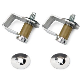 MITZONE Door Striker Bolts compatible with 1980-1997 Ford F-150 F-250 F-350 E-150 E-250 E-350 Bronco Fairmont Msutang Thunderbird Lincoln Town Car Mercury Replace E9AZ-5422008-A 2PCS