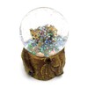 Onwomania Grizzly Brown Bear Height 6.5 cm Snow Globe Glitter