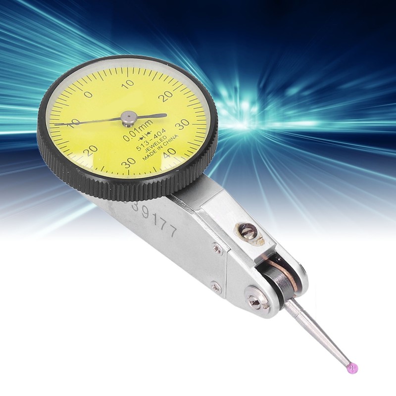32mm Dial Indicator High Sensitivity Leverage Measuring Gauge with Ruby