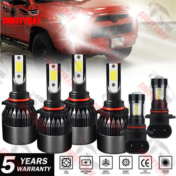 CHUSYYRAY FOR 03-2005 Toyota 4Runner Bombillas LED FOR faros delanteros