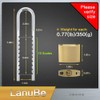 Lanube Solid Brass Cabinet Locks with Keys U Lock with