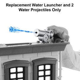 Imaginext Replacement Parts City Firehouse Playset GXT87 - Gray Water Launcher and Two Blue Water Projectiles