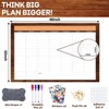 Lonfliness Dry Erase Monthly Extra Large White Board Calendar for