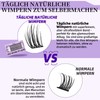 B&Q Z15 Eyelash Extensions, 84 Pieces, DIY Individual Eyelashes/Lash Clusters