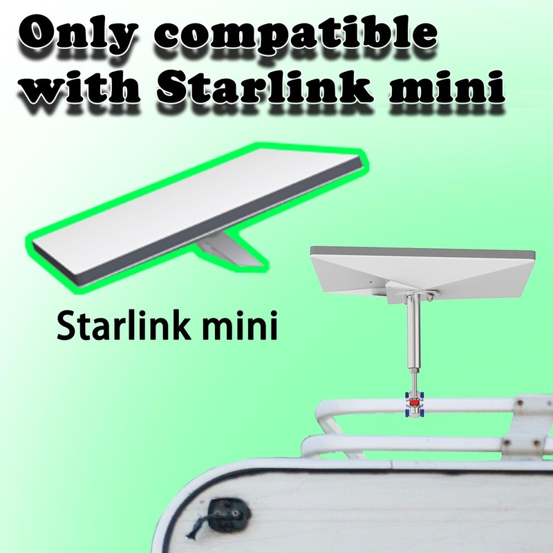 Starlink Mini RV Ladder Mount - Perfect for 1 inch