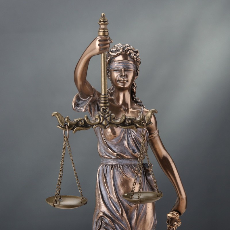 Unicorn Studio WU76457A4 Cardinal Virtues Our Lady of Justice Statue,