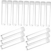 Outanaya 120pcs Transparent Storage Tubes for Beads and Sequins Clear