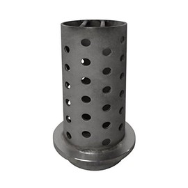 3" x 8" Perforated Flask with Flange Grade 304 Stainless Steel Flask Centrifugal Vacuum Lost Wax Casting Jewelry Making Tool