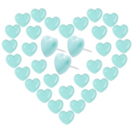 VAPKER - Pinzas de dibujo de corazón con forma de corazón, 150 unidades, color azul