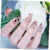 Healvian 6pcs Nail Art Stamping Templates Floral Pattern Nail Decoration