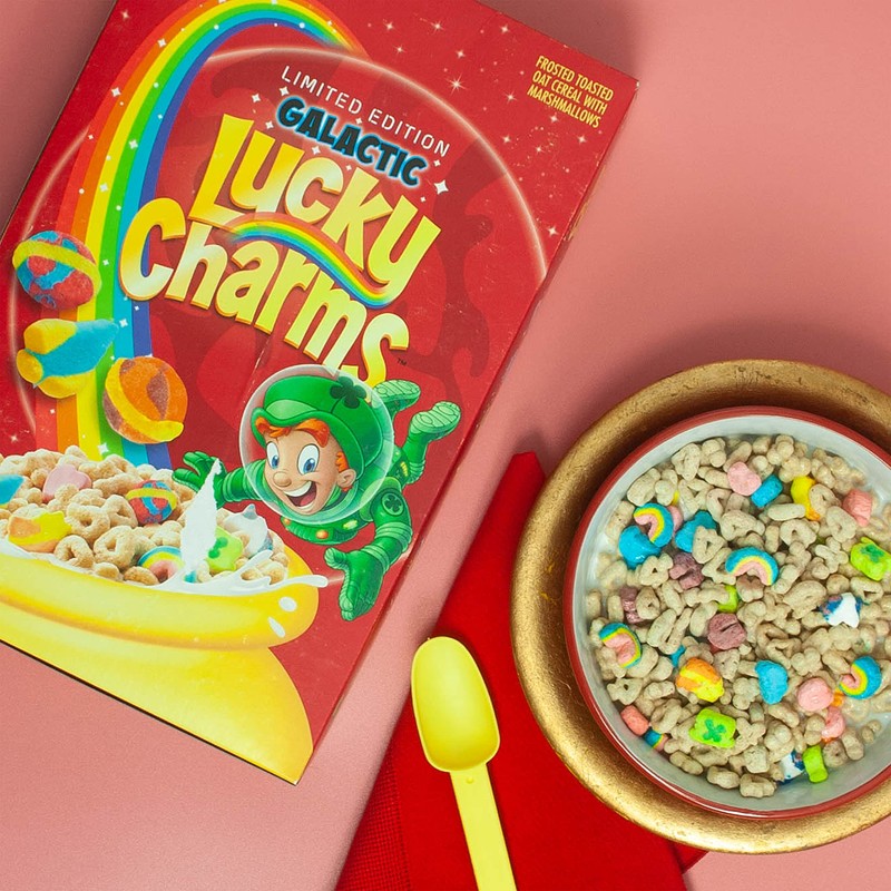 Lucky Charms with Marshmallows Breakfast Cereal Cup, Gluten Free, Single