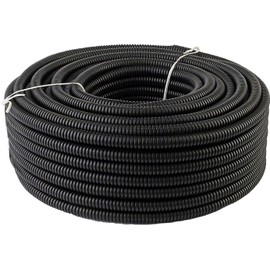 Xscorpion 25 FT 1/4” 6mm Black Split Loom Conduit Polyethylene Tubing