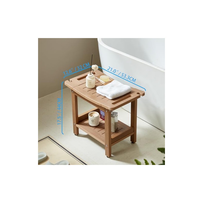 Heavy Duty Shower Stools, Shower Benches for Inside Shower to
