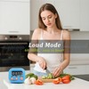 6 Pack Multi-Function Electronic Timer - Kitchen Timer,Magnetic Digital Timers,Big
