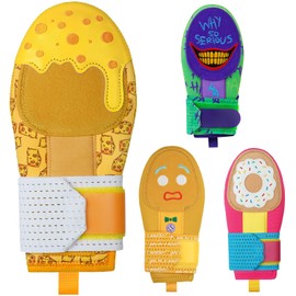 RVRAYS Baseball Sliding Mitt - Sliding Mitt for Youth - Drippy Drip Accessory Gingerbread Man, Donut, Chees, Scary HaHa - Softball