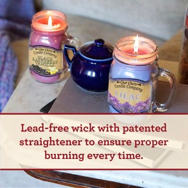 Our Own Candle Company, Strawberry Melon Scented Mason Jar Candle, 100 Hour Burn Time, Made in The USA - 13 Ounces