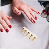 WOONEKY 5pcs Plastic Nail Display Stand for Manicure Set Professional