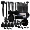 52 Brochas Maquillaje Profesional Y Herramientas Cosméticas