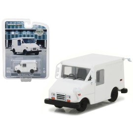 DCD LLV Long Life Mail Delivery Truck Plain White "Hobby Exclusive" 1/64 Diecast Model Car by Greenlight