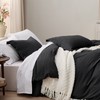 Bedsure Bedsure Black California King Duvet Cover - Prewashed Extra