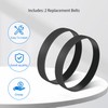 Cherimo Part E0205,Replacement Belts Compatible with Eureka PowerSpeed Bagless Upright
