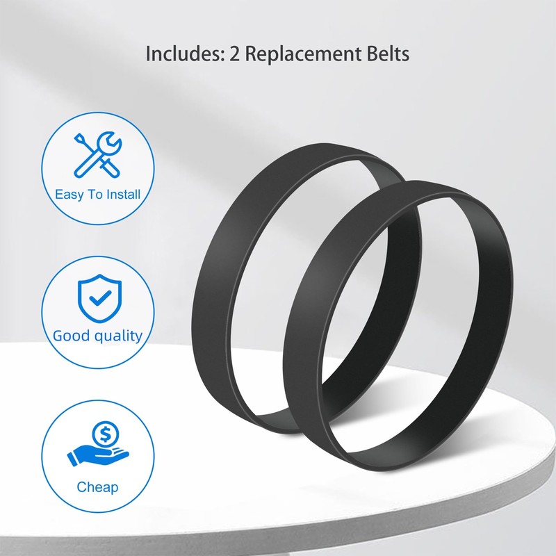 Cherimo Part E0205,Replacement Belts Compatible with Eureka PowerSpeed Bagless Upright