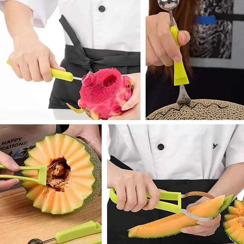 Lecute 4 Cortadores De Frutas Moldes Verduras Galletas Lunch