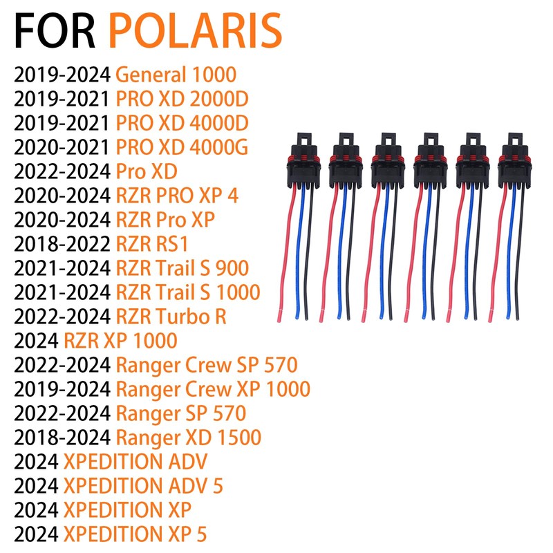 Bus Bar Pulse Power Plugs Pigtail Connector for Polaris Plug