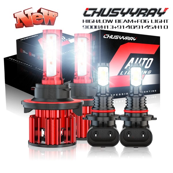CHUSYYRAY Para For 2004-14 Ford F 150 LED Faros delanteros