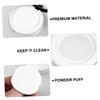 Baluue 6pcs Travel-Ready Makeup Powder Container Empty Puff Compact Lightweight