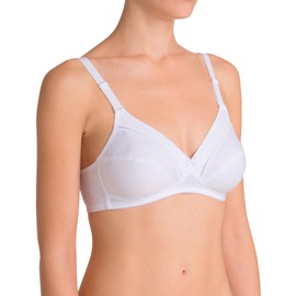 Triumph Triumph Womens Cotton Classic Stretch N Bra, White, 36C UK