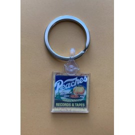 Unbranded PEACHES RECORDS & TAPES Keychain