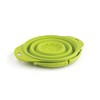 Dexas POP Collapsible Silicone Colander, 10 inch diameter, Solid Green