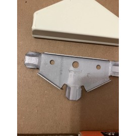 Legrand  Legrand V5715 Raceway Metallic Tee Fitting Steel Cable Raceway 2-1/2", Ivory