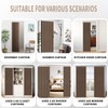 Vatge Door Curtains for Doorways - Brown Curtains for Closets